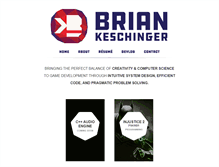 Tablet Screenshot of briankeschinger.com